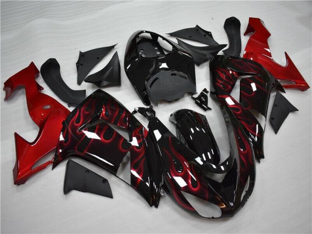 Carene Moto ZX10R 06-07 - Rosso Fiamma Carene Moto ZX10R 06-07 - Rosso Fiamma