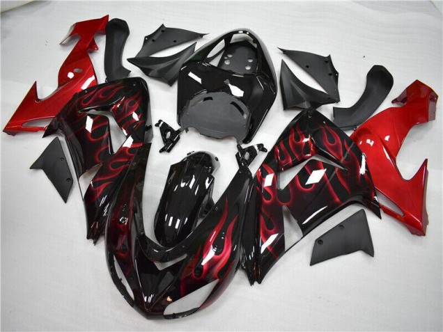 Carene Moto ZX10R 06-07 - Rosso Fiamma Carene Moto ZX10R 06-07 - Rosso Fiamma