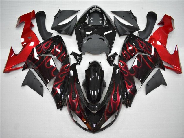 Carene Moto ZX10R 06-07 - Rosso Fiamma Carene Moto ZX10R 06-07 - Rosso Fiamma