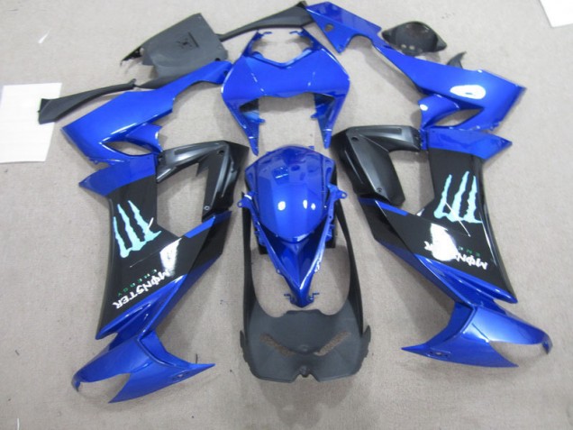 Carene Moto ZX10R 08-10 - Nero Blu Monster