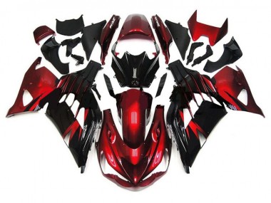 Carene Moto ZX14R ZZR 1400 12-21 - Rosso Nero