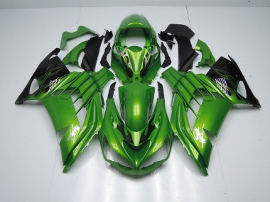 Carene Moto ZX14R ZZR 1400 12-21 - Verde Fiamma