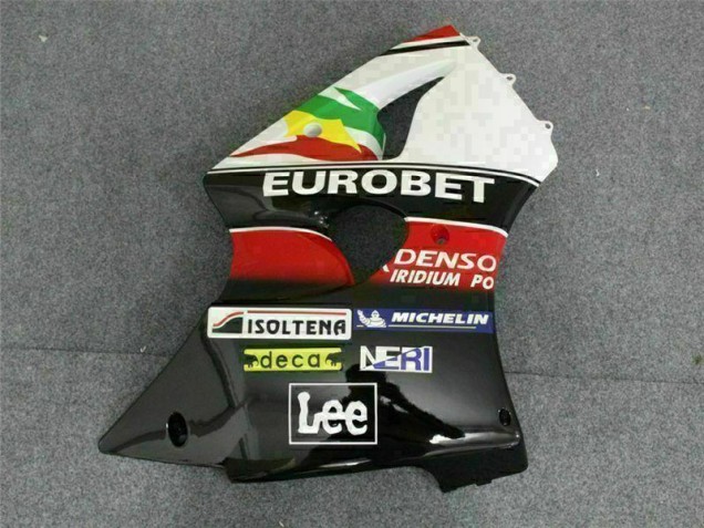Carene Moto ZX6R 00-02 - Nero Bianco Eurobet Carene Moto ZX6R 00-02 - Nero Bianco Eurobet