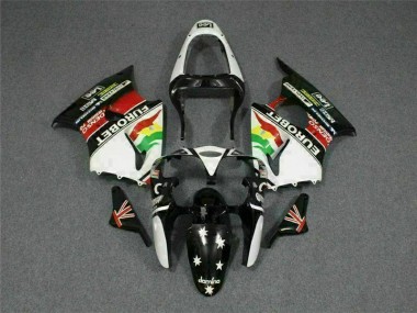 Carene Moto ZX6R 00-02 - Nero Bianco Eurobet
