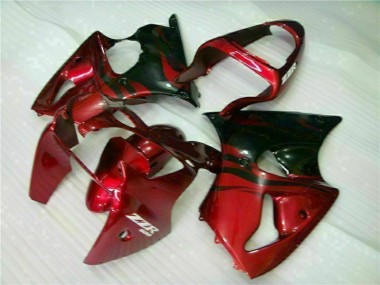 Carene Moto ZX6R 00-02 - Rosso Nero