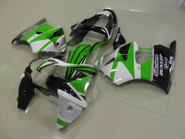 Carene Moto ZX6R 00-02 - Verde Bianco Banda