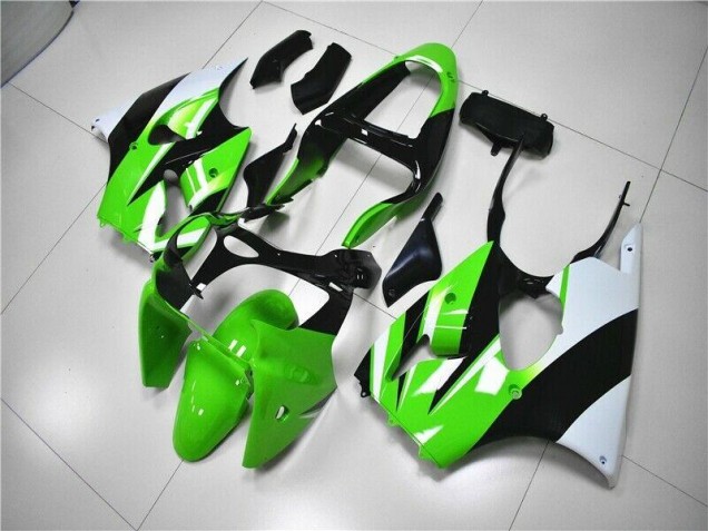 Carene Moto ZX6R 00-02 - Verde Bianco Nero Carene Moto ZX6R 00-02 - Verde Bianco Nero