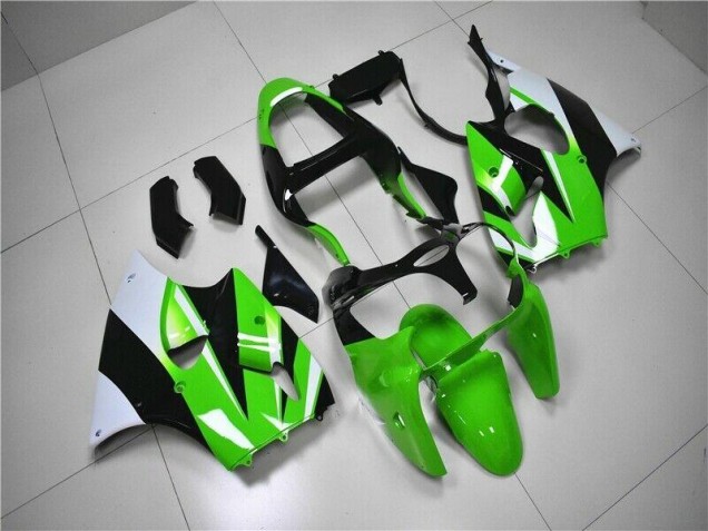 Carene Moto ZX6R 00-02 - Verde Bianco Nero Carene Moto ZX6R 00-02 - Verde Bianco Nero