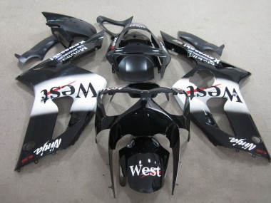 Carene Moto ZX6R 03-04 - Nero West Ninja 636