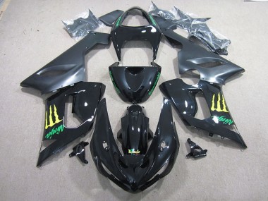 Carene Moto ZX6R 05-06 - Nero Verde Ninja