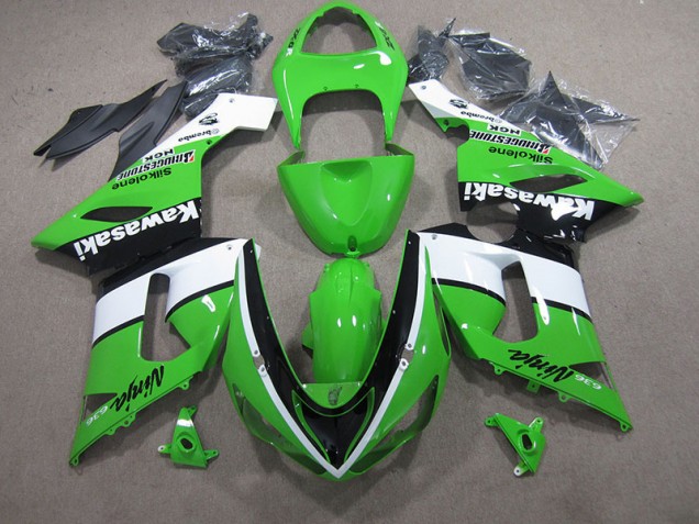 Carene Moto ZX6R 05-06 - Verde Bianco Nero Ninja 636 Carene Moto ZX6R 05-06 - Verde Bianco Nero Ninja 636