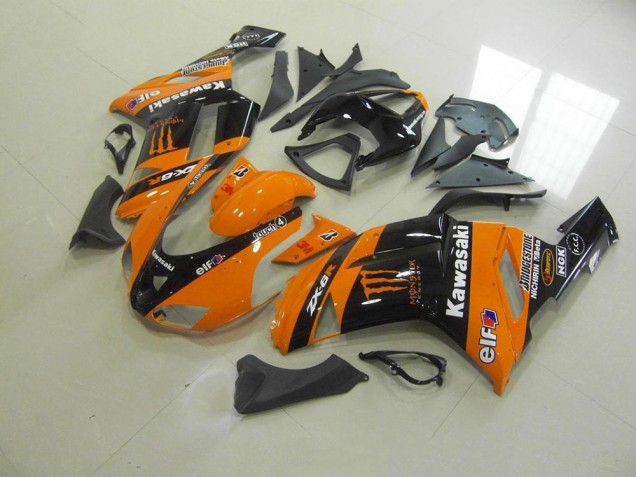 Carene Moto ZX6R 07-08 - Arancia Monster Carene Moto ZX6R 07-08 - Arancia Monster