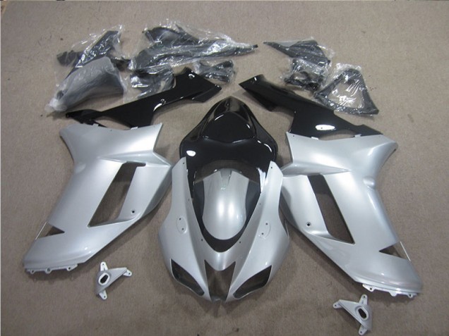 Carene Moto ZX6R 07-08 - Argento Nero