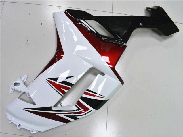 Carene Moto ZX6R 07-08 - Bianco Nero Rosso Carene Moto ZX6R 07-08 - Bianco Nero Rosso