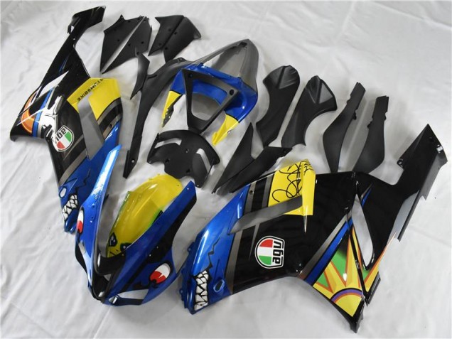 Carene Moto ZX6R 07-08 - Blu Squalo