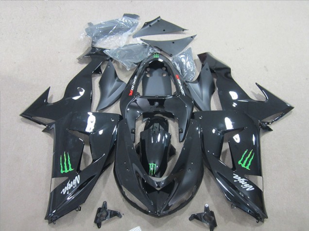 Carene Moto ZX6R 07-08 - Nero Ninja Verde Monster