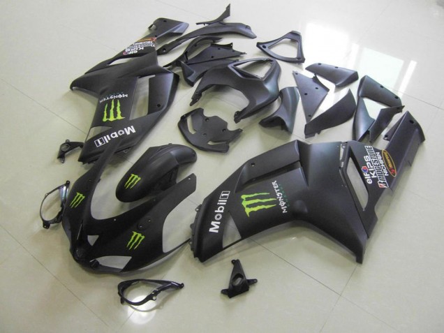 Carene Moto ZX6R 07-08 - Nero Opaco Monster