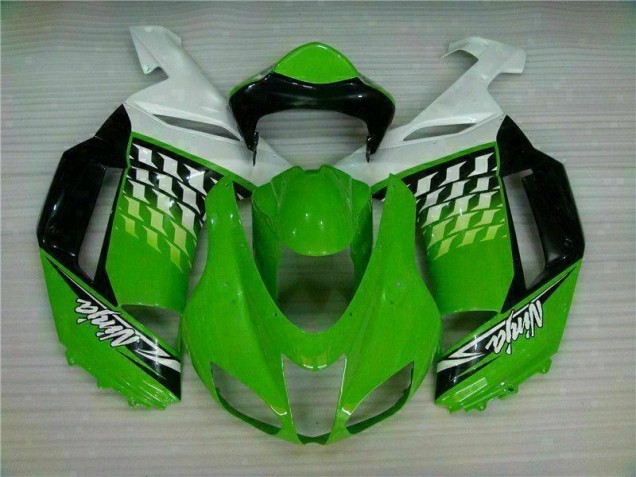 Carene Moto ZX6R 07-08 - Verde Bianco Ninja Carene Moto ZX6R 07-08 - Verde Bianco Ninja