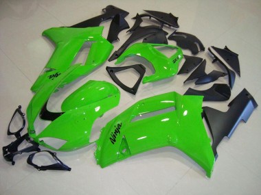 Carene Moto ZX6R 07-08 - Verde Nero Opaco