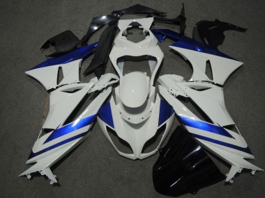 Carene Moto ZX6R 09-12 - Bianco Blu