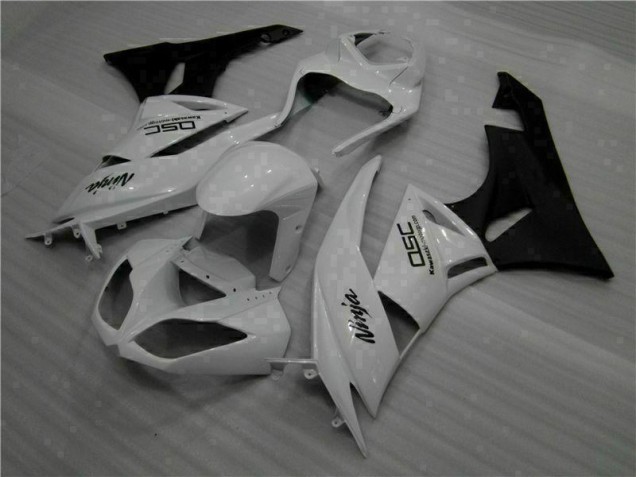 Carene Moto ZX6R 09-12 - Bianco Nero Ninja Carene Moto ZX6R 09-12 - Bianco Nero Ninja