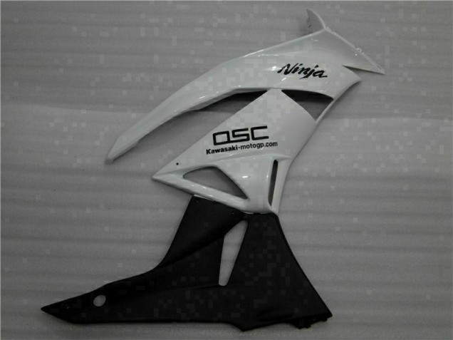 Carene Moto ZX6R 09-12 - Bianco Nero Ninja Carene Moto ZX6R 09-12 - Bianco Nero Ninja