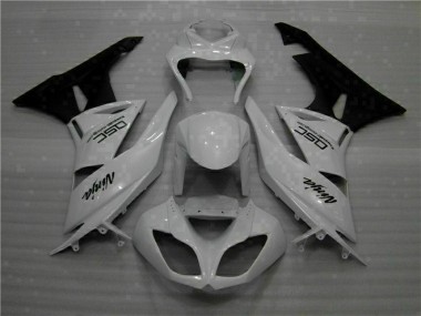 Carene Moto ZX6R 09-12 - Bianco Nero Ninja