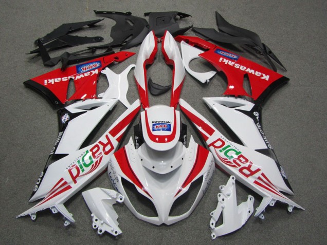 Carene Moto ZX6R 09-12 - Bianco Rosso Rapid Carene Moto ZX6R 09-12 - Bianco Rosso Rapid