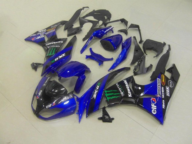 Carene Moto ZX6R 09-12 - Blu Monster Carene Moto ZX6R 09-12 - Blu Monster