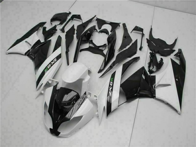 Carene Moto ZX6R 09-12 - Nero Bianco