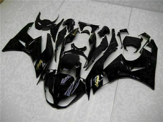 Carene Moto ZX6R 09-12 - Nero Oro Ninja Carene Moto ZX6R 09-12 - Nero Oro Ninja