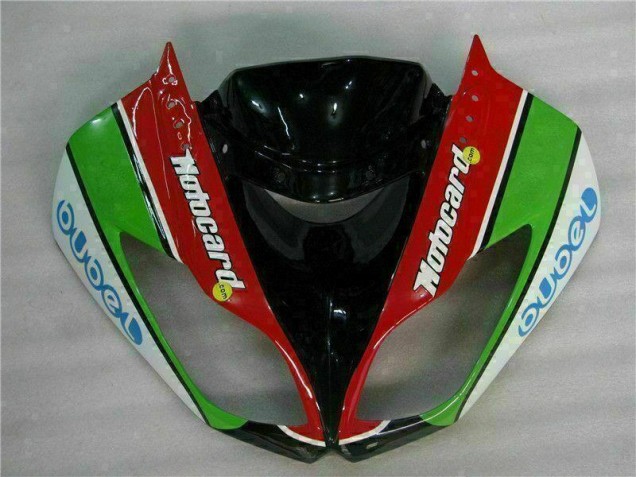Carene Moto ZX6R 09-12 - Nero Rosso Verde Motocard Carene Moto ZX6R 09-12 - Nero Rosso Verde Motocard