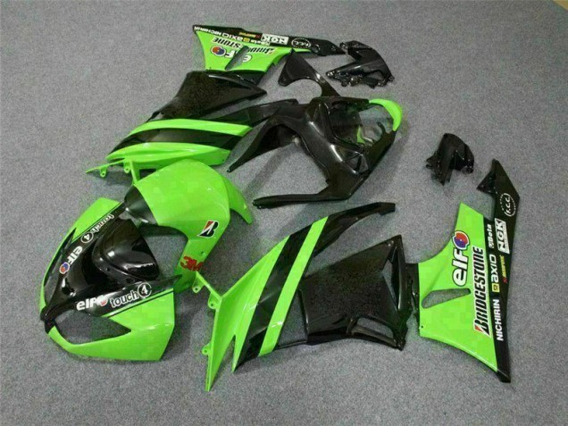 Carene Moto ZX6R 09-12 - Nero Verde 3M Touch4 Carene Moto ZX6R 09-12 - Nero Verde 3M Touch4