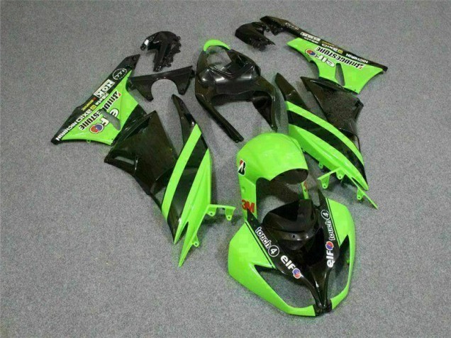 Carene Moto ZX6R 09-12 - Nero Verde 3M Touch4 Carene Moto ZX6R 09-12 - Nero Verde 3M Touch4