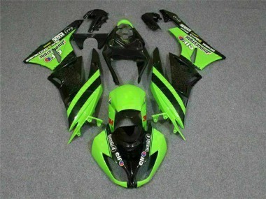 Carene Moto ZX6R 09-12 - Nero Verde 3M Touch4