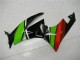 Carene Moto ZX6R 09-12 - Nero Verde Rosso Carene Moto ZX6R 09-12 - Nero Verde Rosso