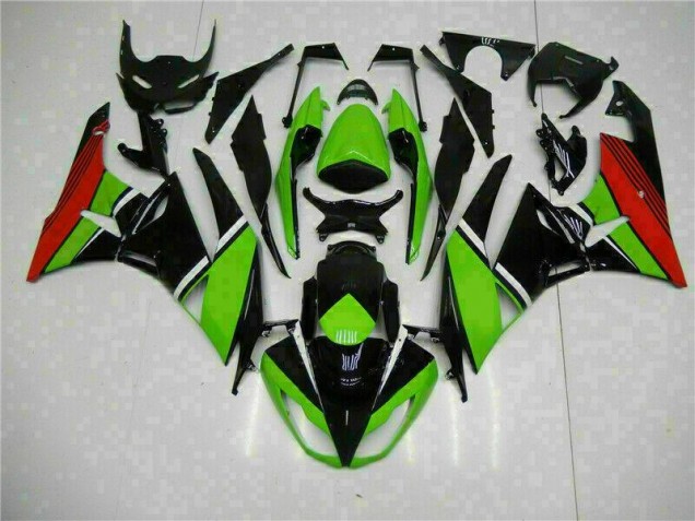 Carene Moto ZX6R 09-12 - Nero Verde Rosso Carene Moto ZX6R 09-12 - Nero Verde Rosso