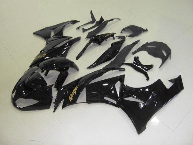 Carene Moto ZX6R 09-12 - Nero con Oro Adesivo Carene Moto ZX6R 09-12 - Nero con Oro Adesivo