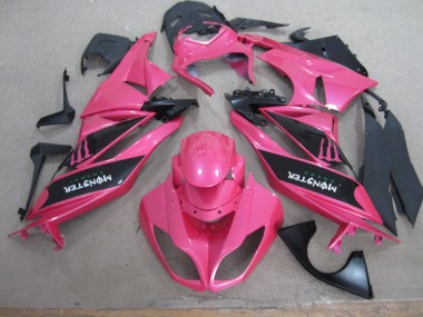 Carene Moto ZX6R 09-12 - Rosa Nero Monster