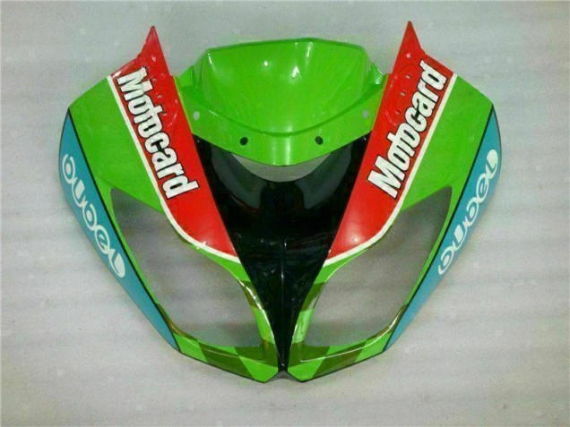 Carene Moto ZX6R 09-12 - Rosso Verde Motocard Carene Moto ZX6R 09-12 - Rosso Verde Motocard