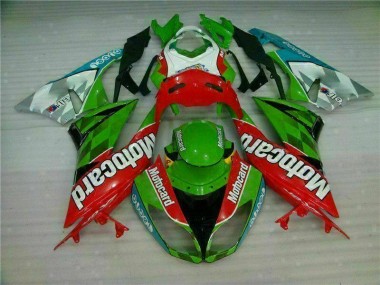 Carene Moto ZX6R 09-12 - Rosso Verde Motocard