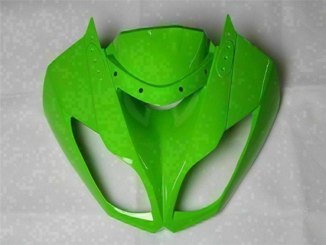 Carene Moto ZX6R 09-12 - Verde Nero Bianco 25