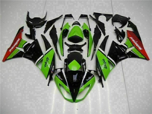 Carene Moto ZX6R 09-12 - Verde Nero Rosso Carene Moto ZX6R 09-12 - Verde Nero Rosso