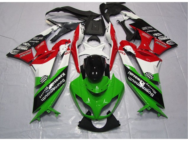 Carene Moto ZX6R 09-12 - Verde Rosso Carene Moto ZX6R 09-12 - Verde Rosso