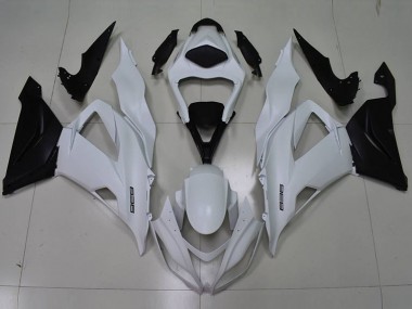 Carene Moto ZX6R 13-18 - Bianco Nero 636