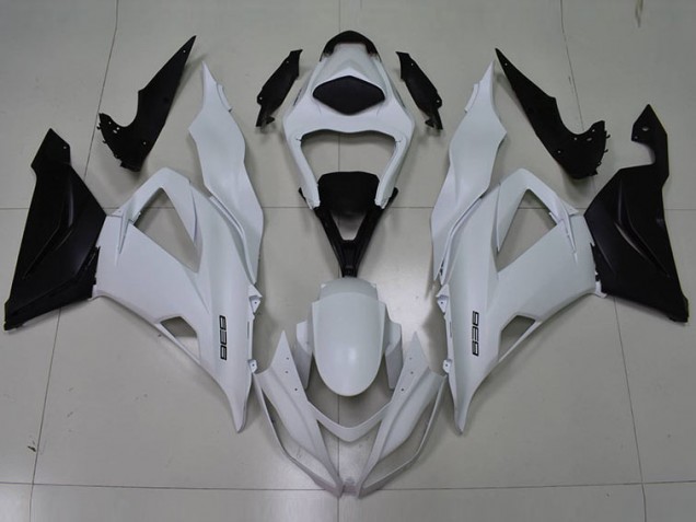 Carene Moto ZX6R 13-18 - Bianco Nero 636