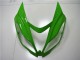 Carene Moto ZX6R 13-18 - Verde Bianco Nero