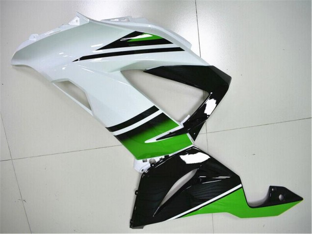 Carene Moto ZX6R 13-18 - Verde Bianco Nero