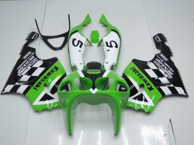 Carene Moto ZX7R 96-03 - Verde Nero & Bianco