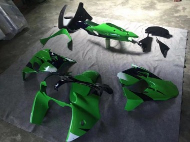 Carene Moto ZX9R 00-01 - Verde Nero Opaco Inchiostro Blu